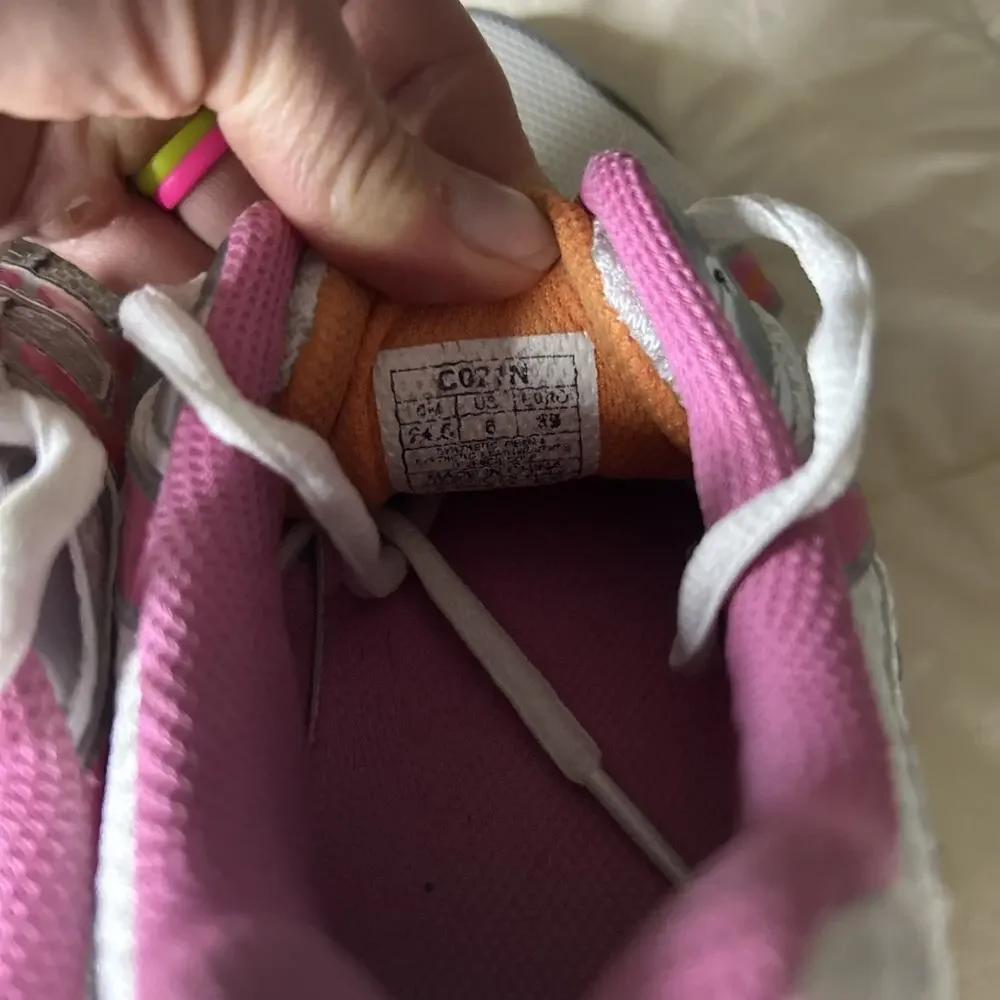 Women Asics Gel Galaxy 4 Size 8 Running Shoes Athletic White Pink